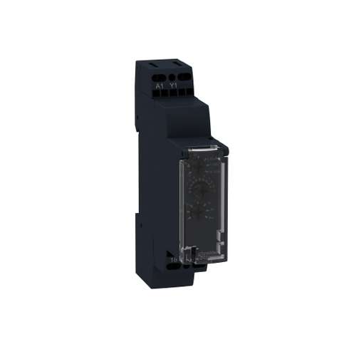 Schneider RE17LLBM Relè Temporizzato Multifunzione 1 S..100 H 24..240 Volt- Uscita statica