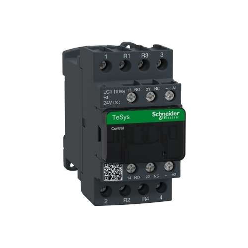Schneider LC1D098BL Contattore TeSys 4 Poli (2NO+2NC) AC1 440V 20 A 24V