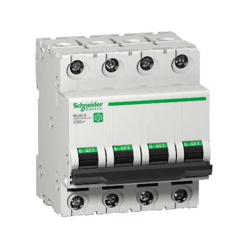 Schneider M9F22440 Interruttore Magnetotermico C60SP 4P C 40 Amp 5KA