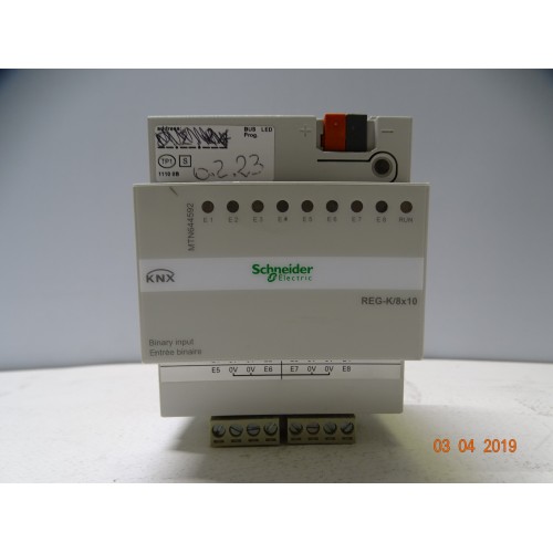 Schneider KNX MTN644592 Ingresso binario REG-K/8x10