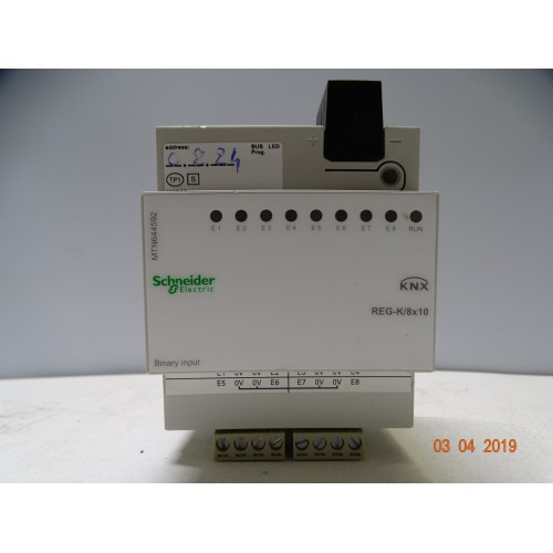 KNX MTN644592 Ingresso binario REG-K/8x10 Schneider