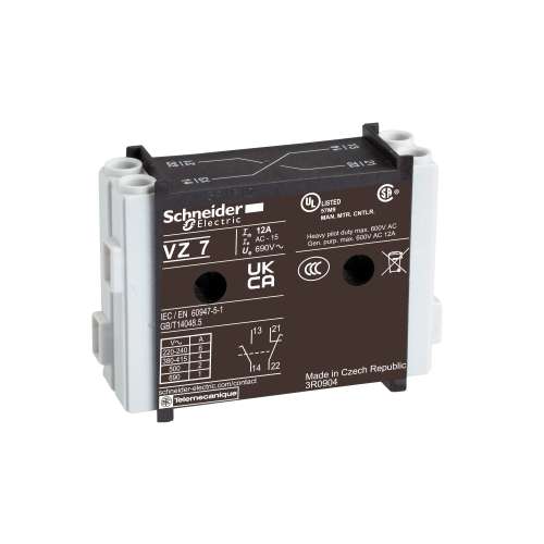 VZ7 Schneider Electric Blocco Contatti Ausiliari 1NO+1NC