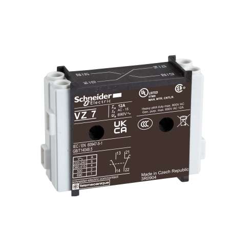 VZ7 Schneider Electric Blocco Contatti Ausiliari 1NO+1NC