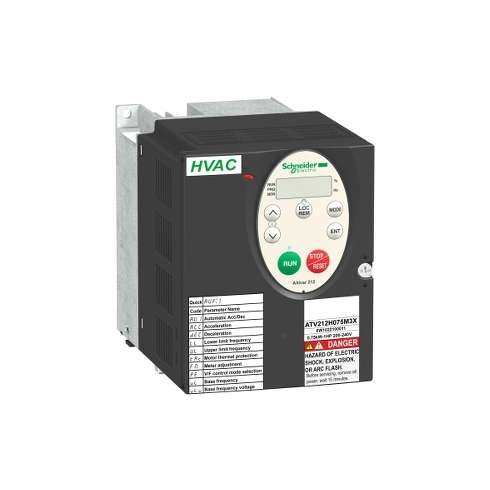 ATV212H075M3X Schneider Electric Variatore di Velocita 0,75 KW 1 HP 240 Volt 3 Fasi Senza EMI IP21
