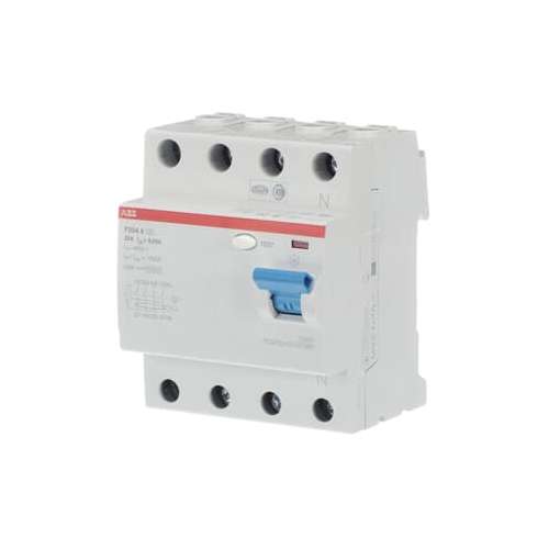 F204 A 25/003 2CSF204101R1250 ABB Interruttore Differenziale 4 Poli Tipo A 25 Amp 30mA