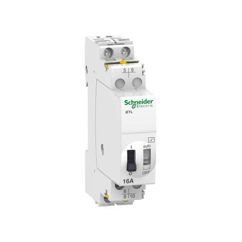 A9C32116 Schneider Estensione Relè Passo-passo iETL 1NA+1NA/1Nc 16 A Comando 24Vca/12Vcc