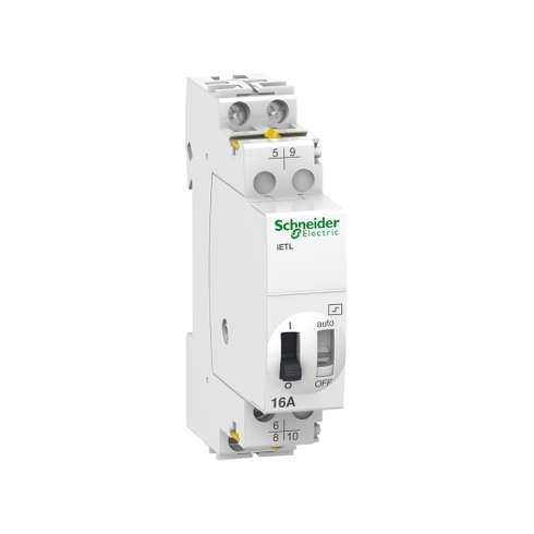 A9C32116 Schneider Estensione Relè Passo-passo iETL 1NA+1NA/1Nc 16 A Comando 24Vca/12Vcc