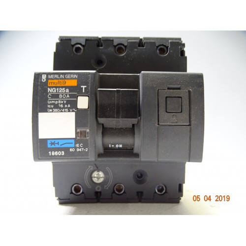  18603 Interruttore differenziale NG125a-3P-80A-C  (C-B-3)