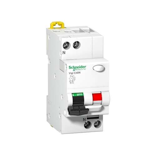 A9N19286 Schneider Electric Interruttore Magnetotermico differenziale C40N Vigi 1P+N-C10-30mA