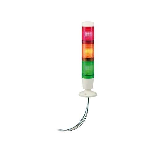 XVMB2RAGWSB Schneider Colonna Luminosa Senza Buzzer 3 Elementi Luminosi  24VAC/DC
