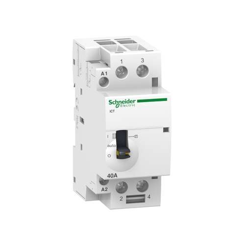A9C21842 Schneider Contattore iCT 2NA 40A Comando 220Vac manuale