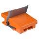 XPER810 Schneider Interruttore a pedale singolo -metallo -arancione 1NC+1NO