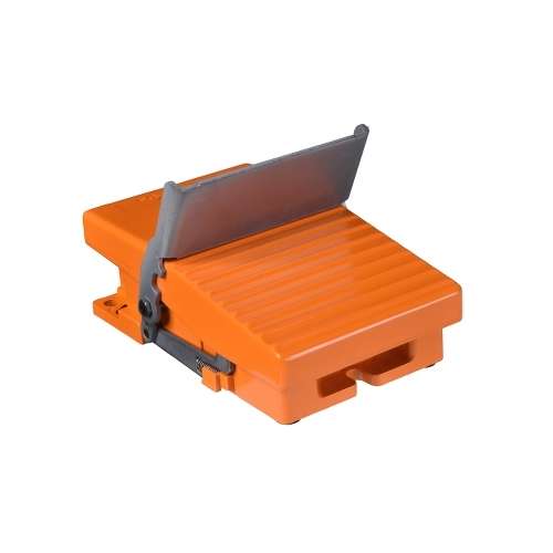 XPER810 Schneider Interruttore a pedale singolo -metallo -arancione 1NC+1NO