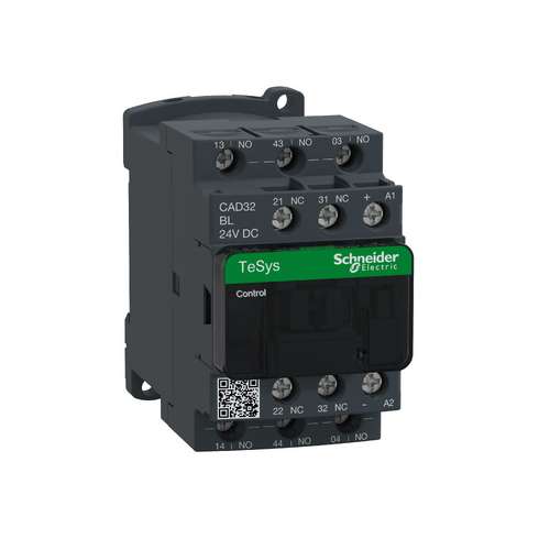 CAD32BL Schneider Contattore Ausiliario TeSys 3NO+2NC-10A 24 VCC
