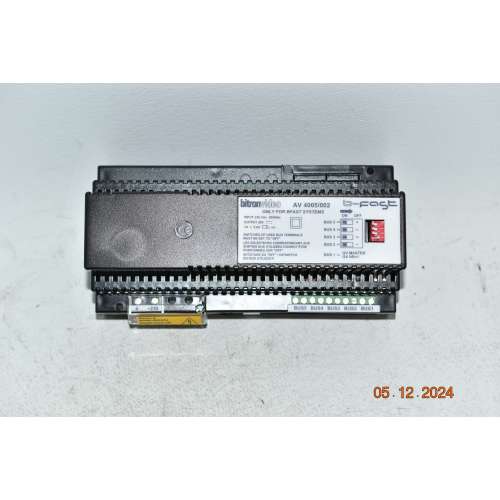AV4005/002 BITRON Alimentore Video BFAST SISTEM S Vidfeocitofonico Ing 220 Volt Out 28 Volt
