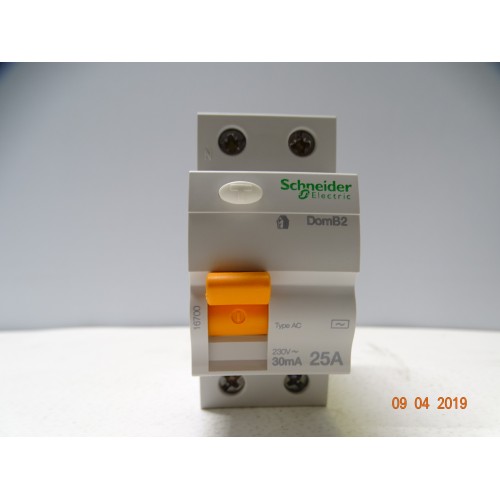 16700 Interruttore Differenziale DOMB22530C-2P-25A-30mA-AC  (ARM9/1)