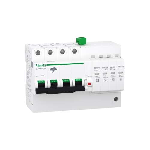 A9L16297 Schneider Scaricatore di Protazione Modulare iQuick PRD20r 3 Poli+N  con Trasferimento remoto