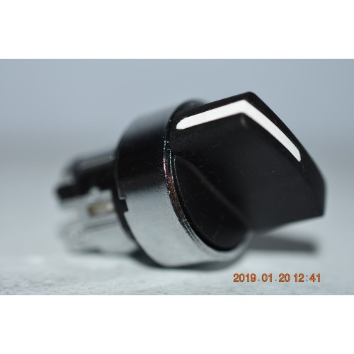 Schneider ZB4BD2 testa selettore 2 posizioni 22mm Nero Metallo cromato