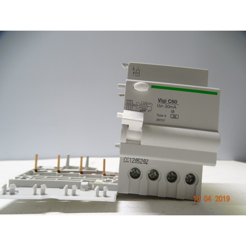  26757 Blocco Differenziale Adattabile Vigi C60-4P-25A-30mA-A  (ARM9/4)