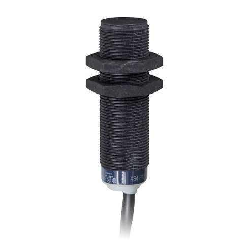 XS4P18MB230 Schneider Sensore di prossimità Induttivo M18 L62mm PPS Sn 8mm 24..240VAC/DC Cavo 2 mt