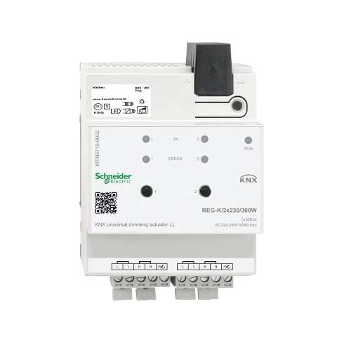 MTN6710-0002 Dimmer universale KNX LL REG-K/2x230/300 W