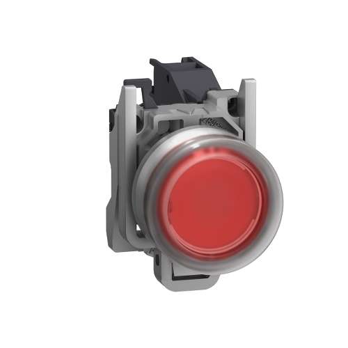 XB4BP482GEX Schneider Pulsante Rosso con Cappuccio ATEX Inserimento Etichetta