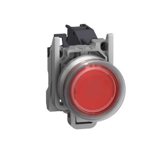 XB4BP482GEX Schneider Pulsante Rosso con Cappuccio ATEX Inserimento Etichetta