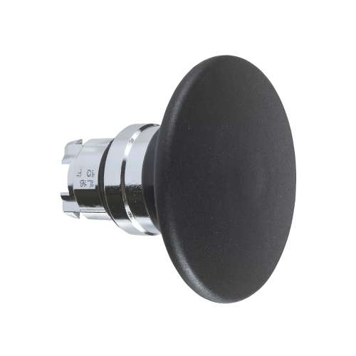 ZB4BS62 Schneider Testa Pulsante 22 mm Sblocco Rotazione Fungo 60mm Nero