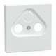 Schneider MTN4123-6035 Placca per Presa-Antenna con foro 2/3