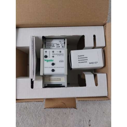 Schneider KNX MTN649202 Attuatore di Commutazione REG-K/2x230/10 Modalità Manuale