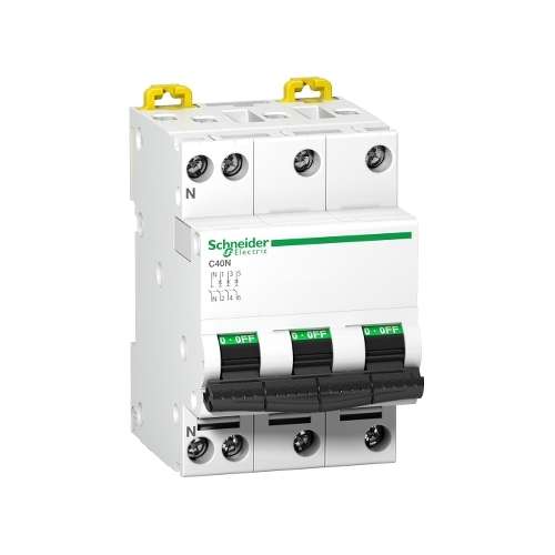 A9N17595 Interruttore magnetotermico C40N 3P+N C 40A 6000A