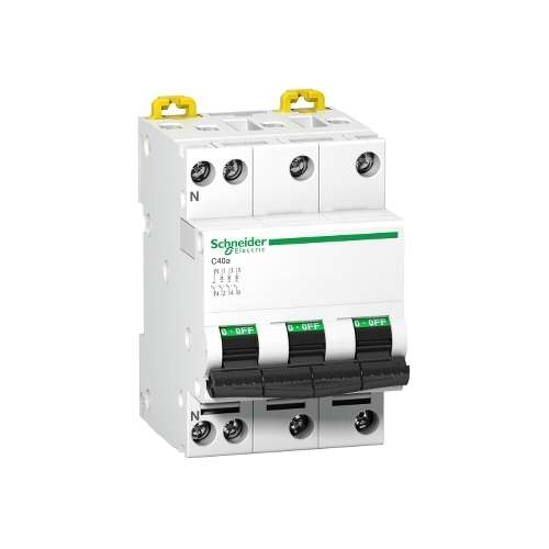 A9N18528 Schneider Interruttore Magnetotermico C40a 3P+N C20 Amp 4500A