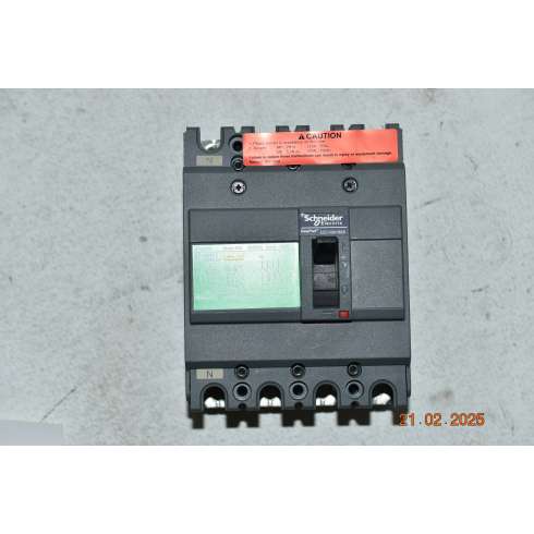 EZC2100H4080 Scvhneider Interruttore Magnetotermico EasyPact  80 Amp 4 poli 3 d