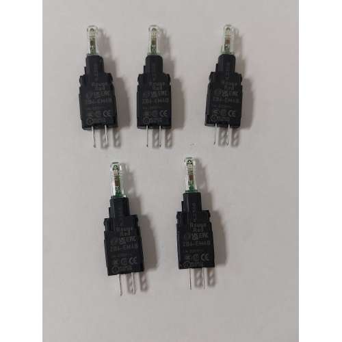 5 Pezzi Schneider ZB6EM4B Corpo Lampada Spia LED Integrato Rosso 230-240 V