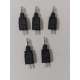5 Pezzi Schneider ZB6EM4B Corpo Lampada Spia LED Integrato Rosso 230-240 V