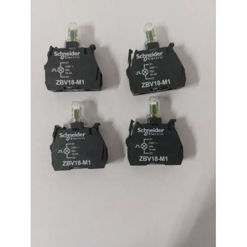 4 Pezzi Schneider ZBV18M1 Elemento Luminoso LED Universale Lampeggiante