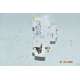 Blocco Blocco Differenziale A9N19457 Schneider Vigi C40 3P+N 40 Amp 300mA Tipo A