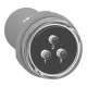 Schneider XB5EV57L4 Lampada spia LED presenza fasi 400Vca - Ø30