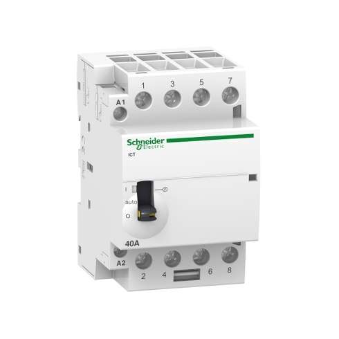 A9C21844 Schneider Contattore iCT 4NA 40 Amp Comando 230-240 Vac