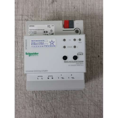 KNX MTN649330 Attuatore Dimmer Universale Grigio Chiaro (ARM5-1)