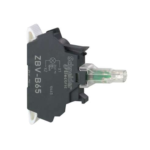 ZBVB65 Schneider Elemento Luminoso 22mm Led integrato BLU 24 Volt  DC/AC