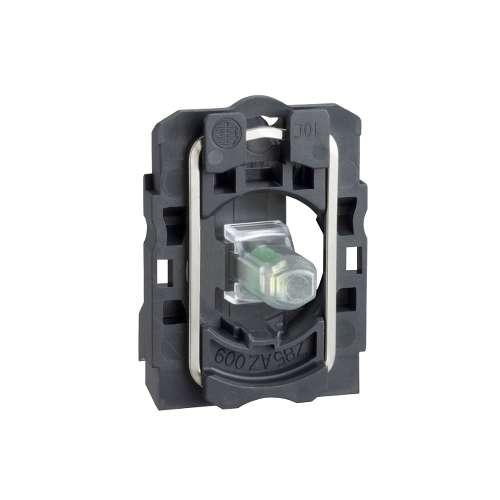 ZB5AVJ3 Schneider Corpo per Lampada Spia LED Integrato Verde 12 Volt AC/DC