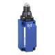 Telemecanique XCKW102+ZCK-D02 Finecorsa senza fili pistone con rotella in acciaio