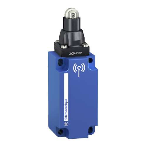 Telemecanique XCKW102+ZCK-D02 Finecorsa senza fili pistone con rotella in acciaio