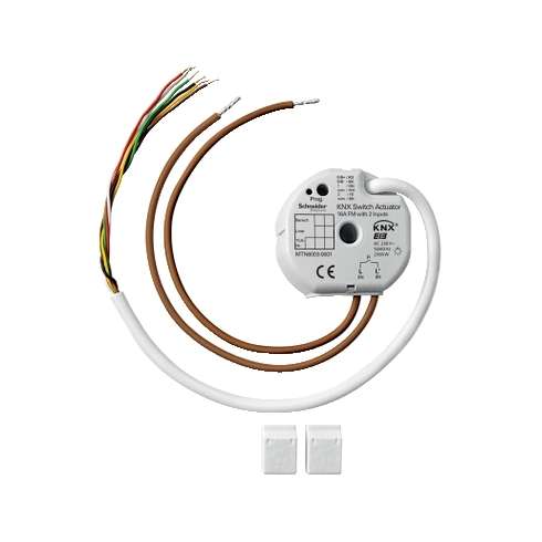 MTN6003-0001 Schneioder Attuatore di commutazione da incasso KNX 16A con 2 ingressi