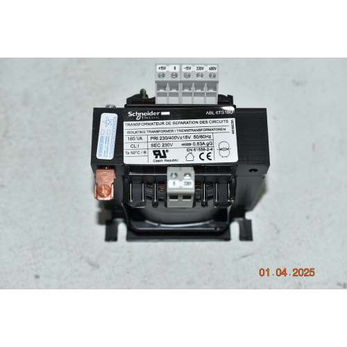 ABL6TS16U Schneider Trasformatore di tensione Ing.230...40 Volt  Out 1X230 V 160 VA