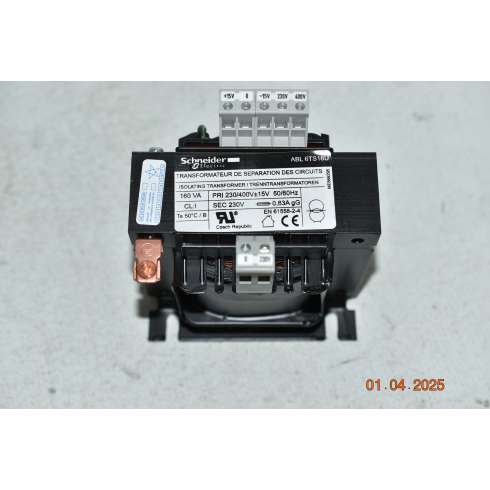 ABL6TS16U Schneider Trasformatore di tensione Ing.230...40 Volt  Out 1X230 V 160 VA