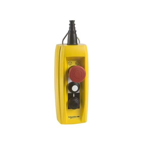 XACB3295 Schneider Harmony Stazione di Comando a Pendente 2 Pulsanti + arresto  12 Amp