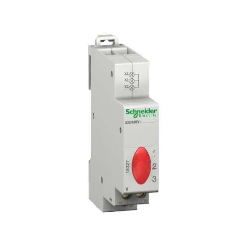 18327 Indicatore Luminoso Modulare 3 Tensioni V LED Integrato Rosso  (2712/CB2SX)