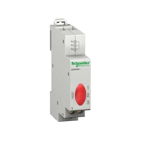 18327 Indicatore Luminoso Modulare 3 Tensioni V LED Integrato Rosso  (2712/CB2SX)